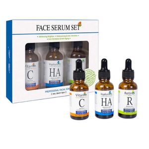 Pei Mei FACE SERUM SET: Vitamin C Serum, Hyaluronic Serum, Retinol Serum (Pei Mei)30ml x 3 in Pack
