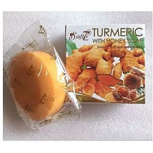 K Brothers Soft 7 Turmeric With Honey Soap - 120g : Smooth, Soft And Radiant Skin X3 Pieces