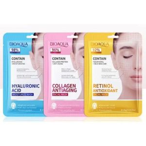 Bioaoua Hyaluronic Acid Moisturize Mask, And Retinol Antioxidant Facial Mask, And Collagen Anti-Aging Facial Mask 3in1 Facial Mask (Bioaoua)