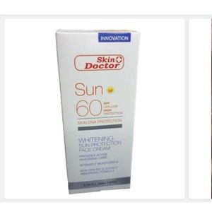 Skin Doctor WHITEN SUN PROTECTION FACE CREAM : Sun 60 SPF UVA+UVB HIGH SKIN DNA PROTECTION