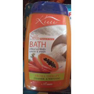 KUU SPA SALT SCRUB PAPAYA AND CARROT BATH