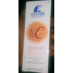 Roushun Vitamin C Serum Hyaluronic Acid+Vitamin E Premium Anti-Aging (Roushun Brand Quality)