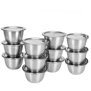 12 Sets of Aluminum Moi Moi Plates – Big Size