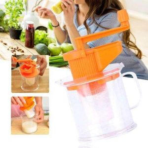 Portable Multifunction Manual Juice Maker Cup – Handheld Fruit Juicer & Extractor