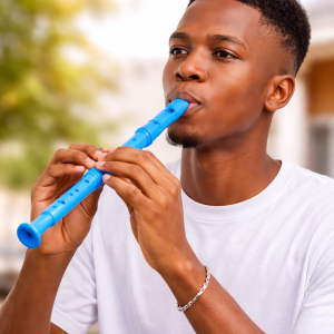 soprano Flute Recorder With Fingering Chart – Beginner Musical Instrument For Students & Schools