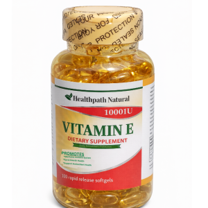 High-potency Vitamin E 1000IU Dietary Supplement – Rapid Release Softgels